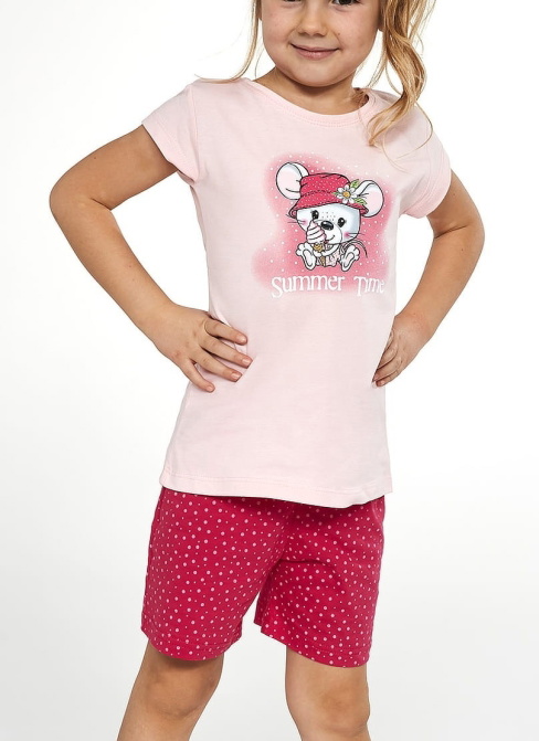 Pijama fete CORNETTE LITTLE MOUSE roz