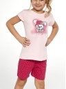 Piżama dziewczęca Cornette Little mouse róż