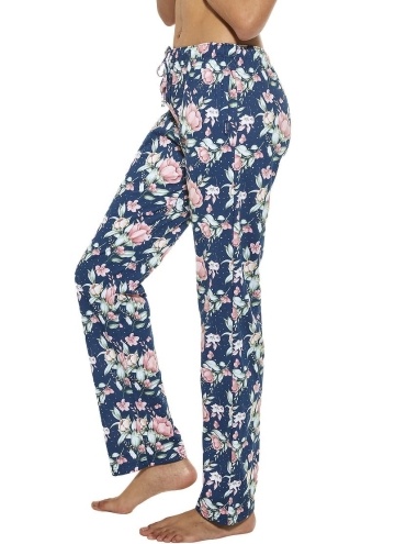 Spodnie piżamowe Cornette damskie kwiaty