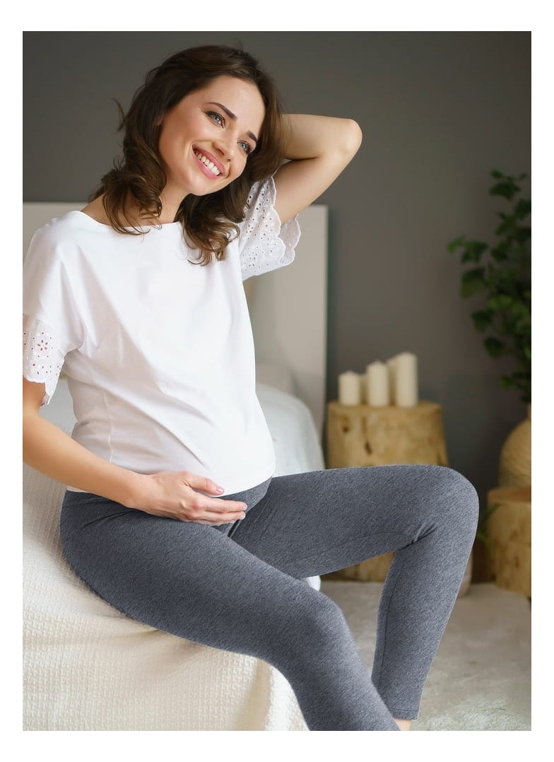 Legginsy ciążowe Doctor Nap LEG.4241 DARK GREY
