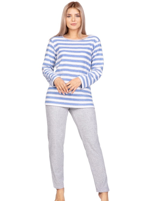 Pijama dama REGINA albastru FROTTE