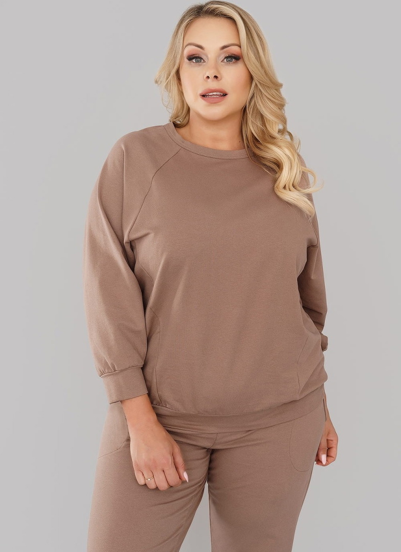 Női szett ITALIAN FASHION ALTA 3/4+hosszú camel