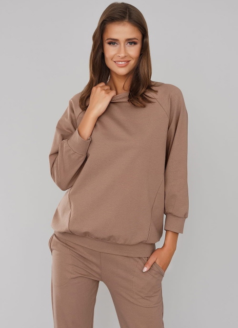 Női szett ITALIAN FASHION ALTA 3/4+hosszú camel