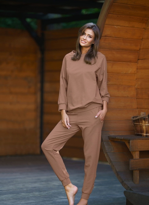 Női szett ITALIAN FASHION ALTA 3/4+hosszú camel