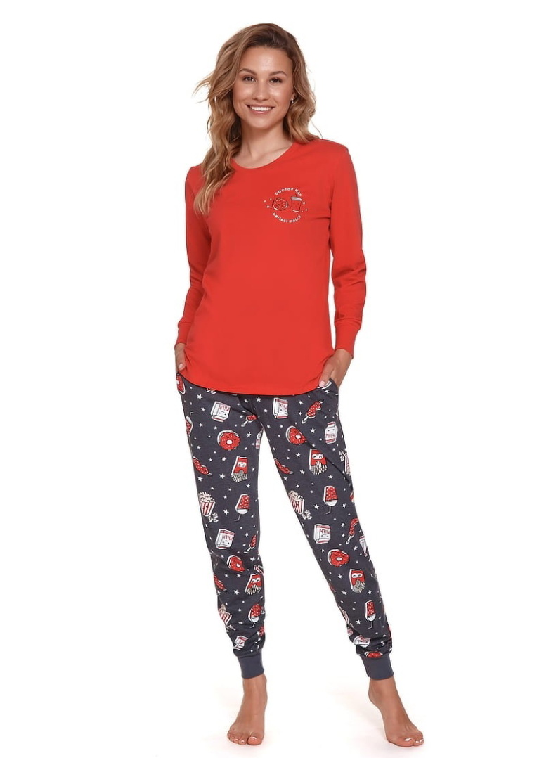 Pijama dama DOCTOR NAP PM.4312 RED