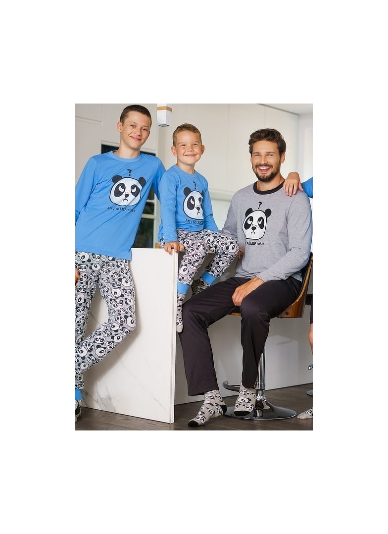Chlapecké pyžamo ITALIAN FASHION JUGO modrá/grafitová