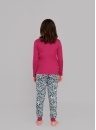 Dívčí pyžamo ITALIAN FASHION KIMI karmínová/print