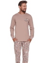 Pijama bărbați DOCTOR NAP PMB.4329 BEIGE