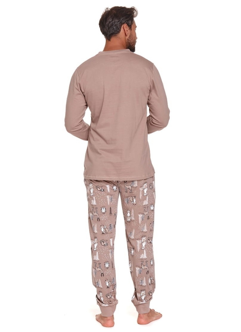 Pijama bărbați DOCTOR NAP PMB.4329 BEIGE