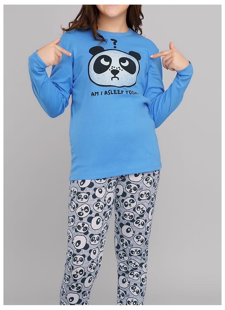 Dívčí pyžamo ITALIAN FASHION KIMI modrá/print