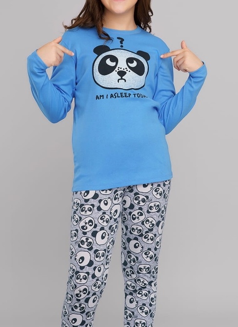 Dívčí pyžamo ITALIAN FASHION KIMI modrá/print