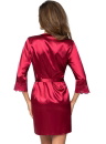 Halat din satin DONNA COLETTE burgundy