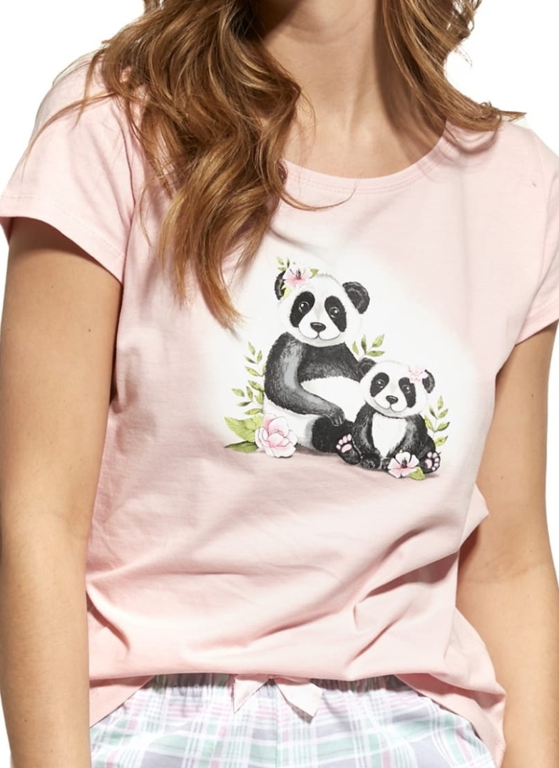 Piżama damska Cornette Panda róż