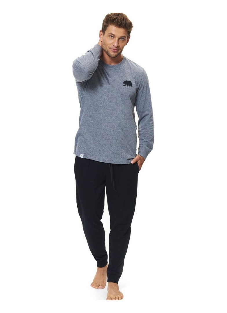 Pijama bărbați DOCTOR NAP PMB.9509 DARK GREY