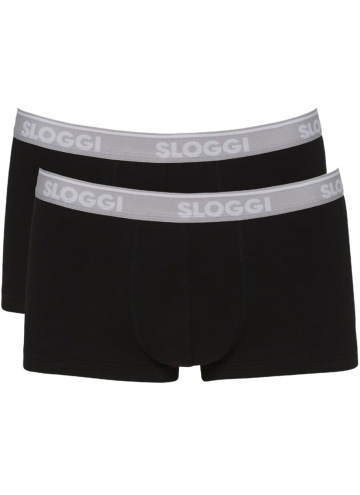 Boxeralsó SLOGGI MEN GO ABC HIPSTER 2P BLACK