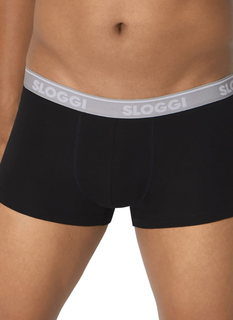 Boxeralsó SLOGGI MEN GO ABC HIPSTER 2P BLACK