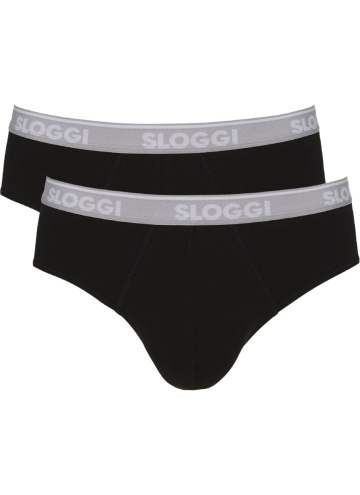 Alsónadrág SLOGGI MEN GO ABC MIDI 2P BLACK