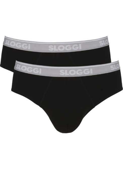 Slipuri SLOGGI MEN GO ABC MIDI 2P BLACK