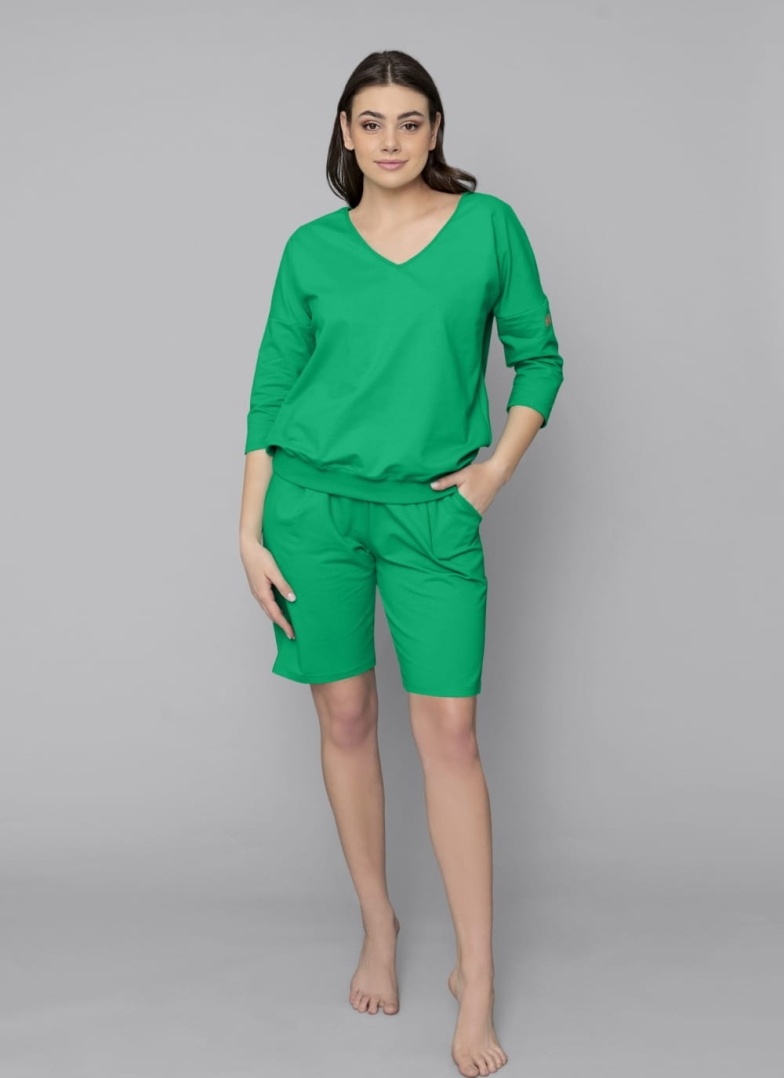 Komplet damski Italian Fashion KARINA 3/4+kr. zielony