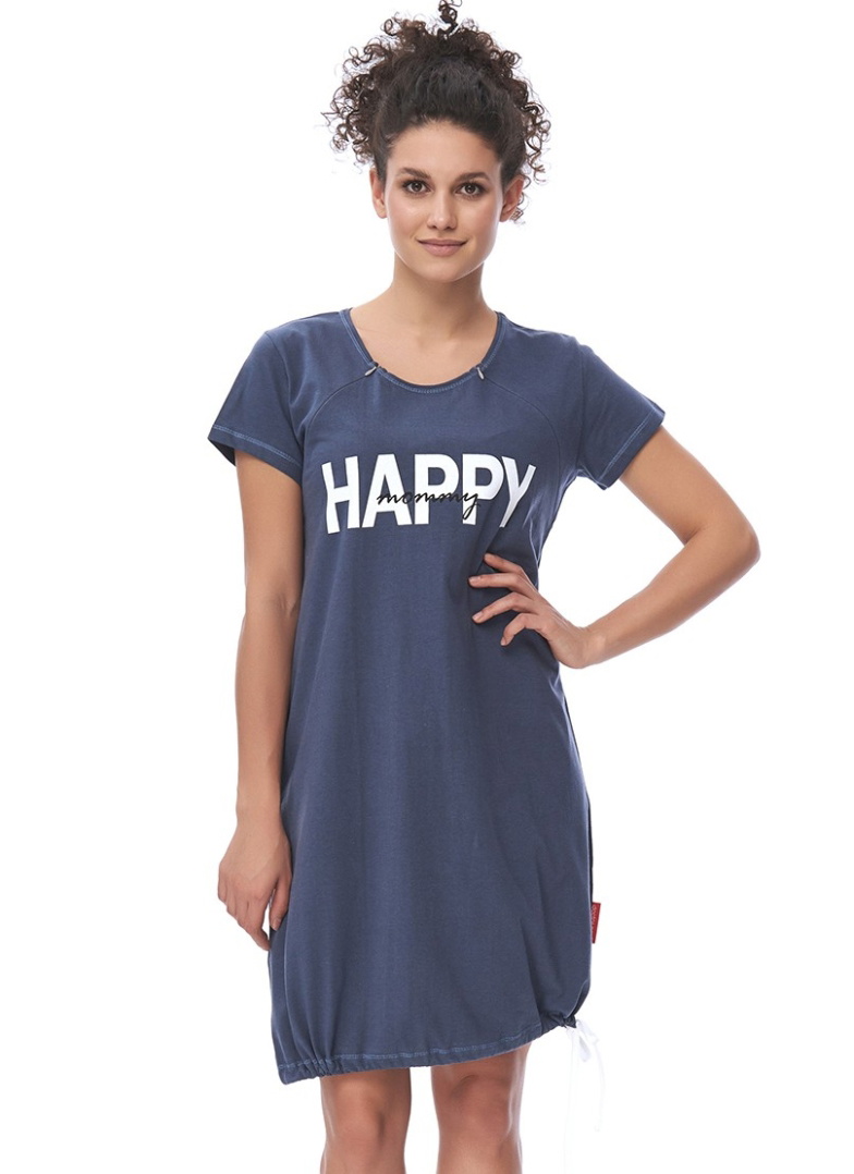 Cămașă de noapte DOCTOR NAP HAPPY TCB.9504 DEEP BLUE