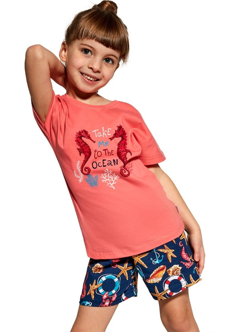 Pijama fete CORNETTE SEAHORSE