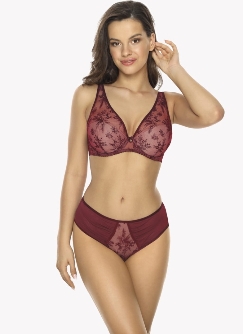 Sutien push-up BRALETTE GAIA BS 1032 JENNY bordeaux