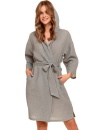 Női köntös DOCTOR NAP SWM.9904 DARK GREY ORGANIC