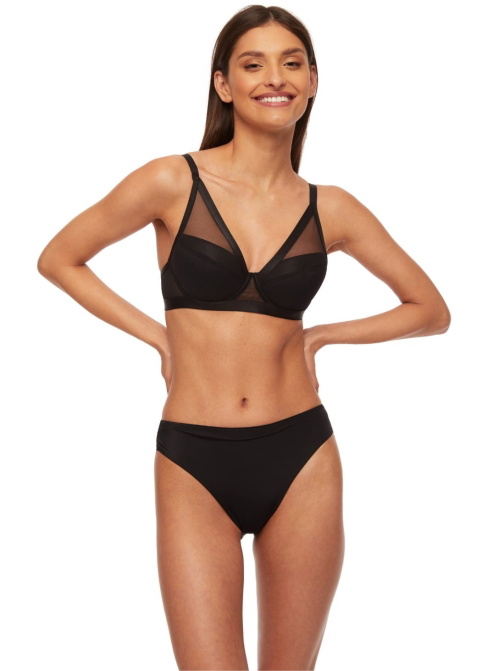 Sutien push-up KINGA PU-750 COMFORT I negru