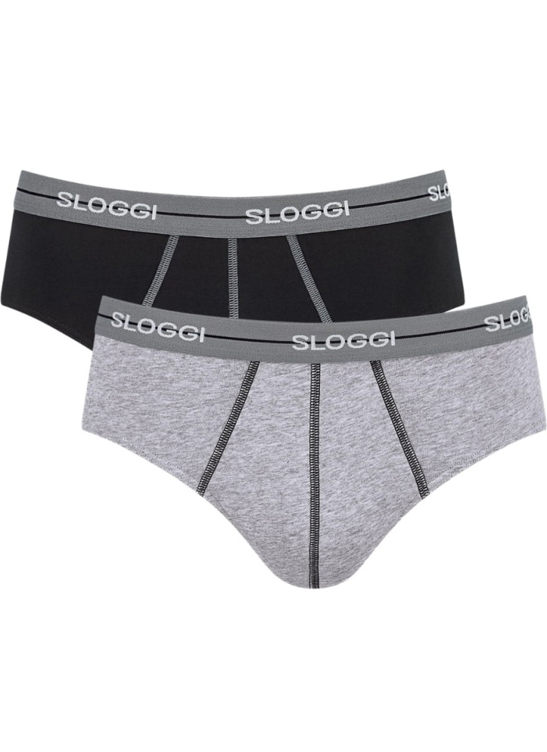 Slipuri SLOGGI MEN START MIDI C2P BOX M013 GREY COMBINATION