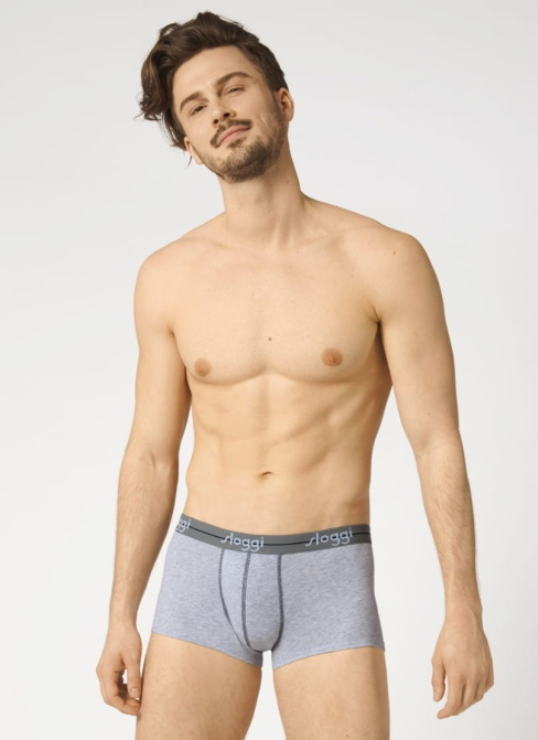 Boxeri SLOGGI MEN START HIPSTER C2P BOX GREY COMBINATION