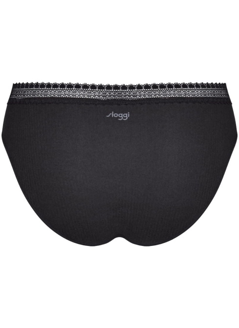 Női bugyi SLOGGI GO RIBBED TAI C2P BLACK