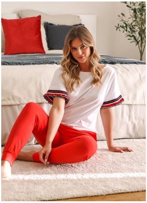 Pijama dama DOCTOR NAP PM.4503 WHITE