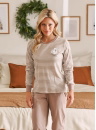 Pijama dama DOCTOR NAP PM.4528 BEIGE