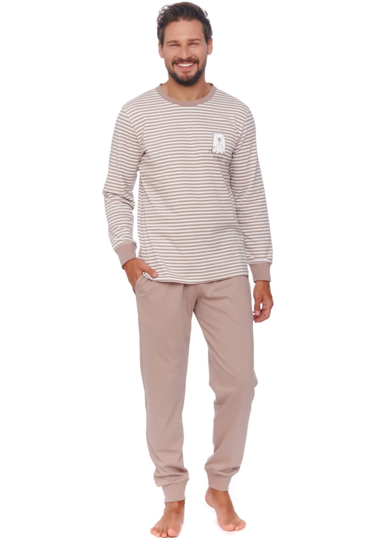 Pijama bărbați DOCTOR NAP PMB.4530 BEIGE