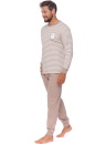 Pijama pentru bărbați DOCTOR NAP PMB.4530 BEIGE