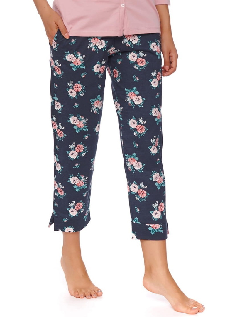 Pijama de damă cu nasturi DOCTOR NAP PM.4566 PAPAYA