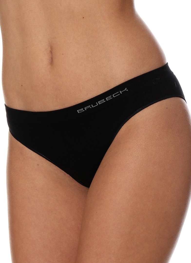 BRUBECK Bikini bugyi COMFORT COTTON fekete