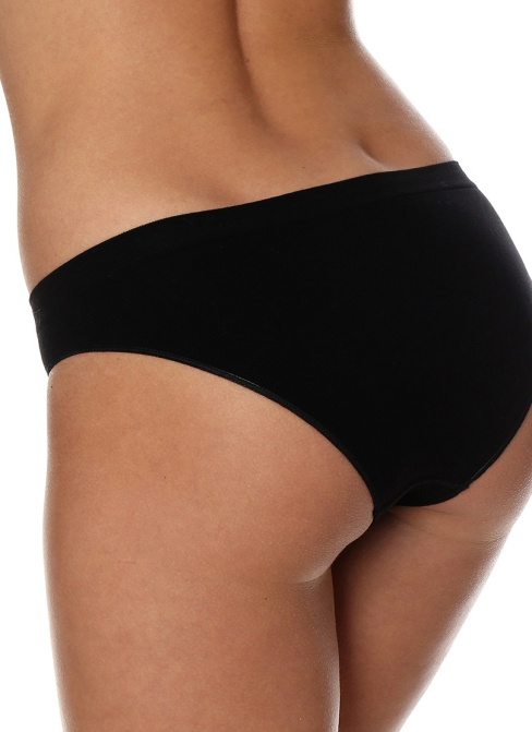 BRUBECK Chiloți bikini COMFORT COTTON negru