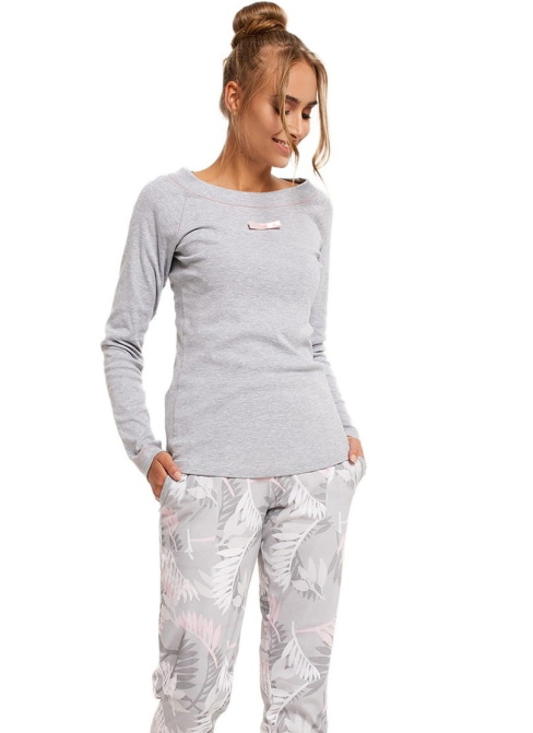 Pijama dama ITALIAN FASHION ALOE lung melange/print