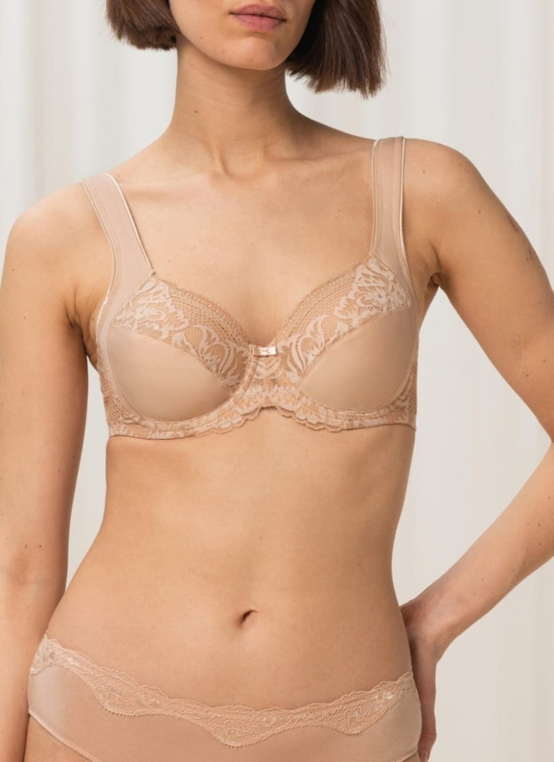 Sutien TRIUMPH MODERN LACE+COTTON W02 NEUTRAL BEIGE