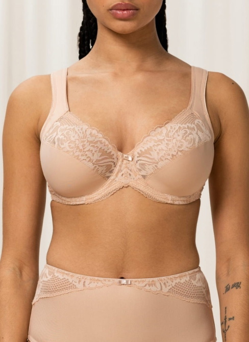 Sutien TRIUMPH MODERN LACE+COTTON W02 NEUTRAL BEIGE