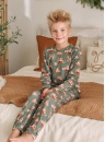 Pijama pentru copii DOCTOR NAP PDU.4598 FOREST GREEN ORGANIC