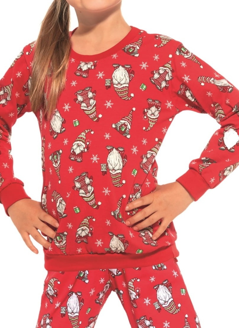Dívčí pyžamo vánoční CORNETTE GNOMES 3