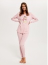 Dámské pyžamo ITALIAN FASHION BAULA melanž růžová