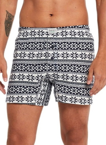 Férfi boxeralsó ITALIAN FASHION ARKTYKA print/tengerészkék