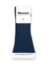 STEVEN Nyomásmentes zokni szám 018 melange JEANS