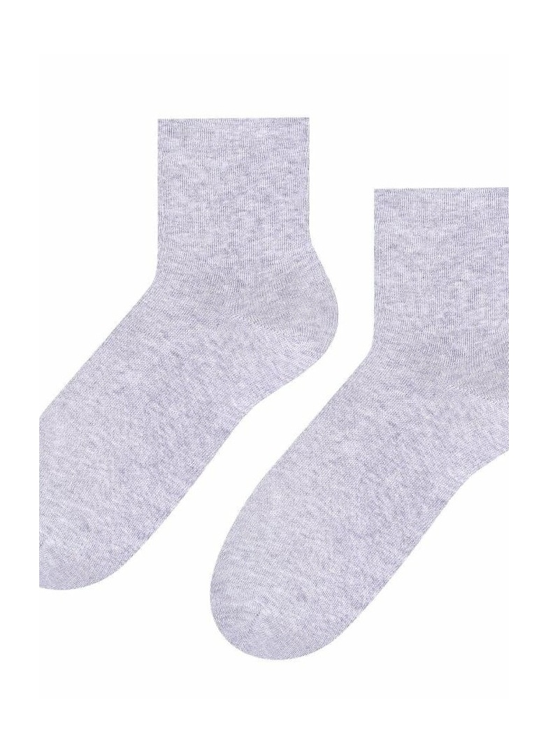 Ponožky dámské STEVEN ART. 037 melanž světlý šedá