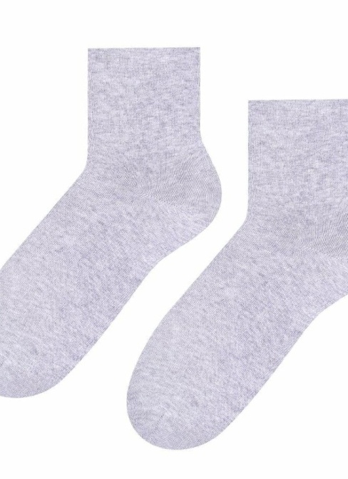Ponožky dámské STEVEN ART. 037 melanž světlý šedá