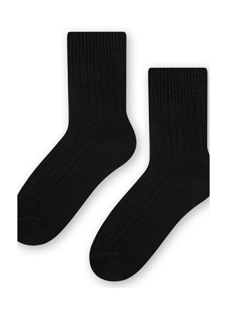 Ponožky vlněné dámské STEVEN černá
