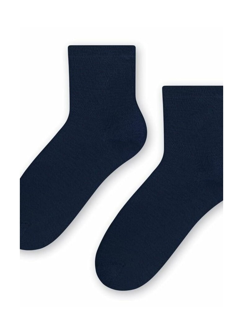 Dámské ponožky bambusové STEVEN tmavě modrá